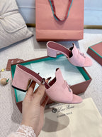 LP 25 Summer Charm Sandal 55 Pink Suede