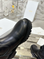CD D-Major Boot In Black Lambskin 100578