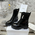 CD D-Strike Ankle Boot In Black Glossy Cowhide  100587