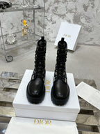 D-Major Ankle Boot In Black Mix Charcoal Blue Tweed 100590