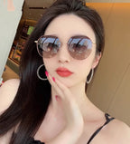 ROUND FRAME SUNGLASSES G1241 IN METAL