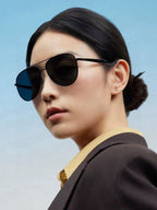 AVIATOR FRAME SUNGLASSES G1203 IN METAL