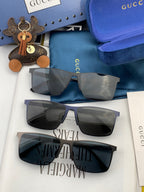 RECTANGULAR FRAME SUNGLASSES G2805 IN METAL
