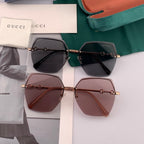 SQUARE FRAME SUNGLASSES G120 IN METAL