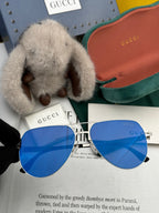 AVIATOR FRAME SUNGLASSES G41805 IN METAL