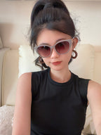 CAT EYE SUNGLASSES L4550 IN ACETATE