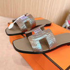 HM Oran Sandals Light Brown Calfskin 312782