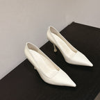 lxia 10cm white goatskin