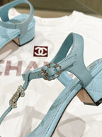 cc sandal 45 cloud blue lambskin