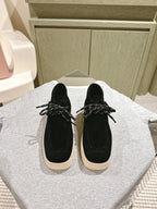 Miu Ankle Boots Black Suede