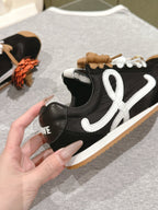 Loewe 2025 Ballet Runner 2.0 Sneaker Black Suede Nylon Leather 556045