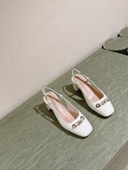 CD 25 Slingback Heels Patent Leather 241871