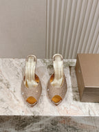 CL 25 Mules Gold Imported Original Special 346327