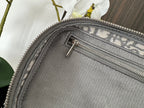 diortravel vanity 25 grey oblique embroidery