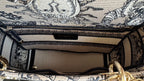 medium lady 24 black beige embroidery