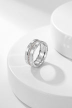 ice cube diamond large ring