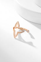 BLOSSOM PINK GOLD STAR OPEN DIAMOND RING