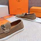 HM Men's Ignacio Loafer Dark Brown Suede 713055