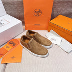 HM Men's 25 Lucky Slip-on Brown Suede 713098