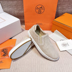 HM Men's 25 Lucky Slip-on Beige Suede 713104