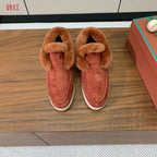 LP Open Walk Chukka Boot Rust Suede Lamb Fur