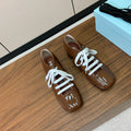 PRA 26S Chunky Heeled 40 Brown Patent Leather 606372