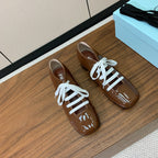 PRA 26S Chunky Heeled 40 Brown Patent Leather 606372