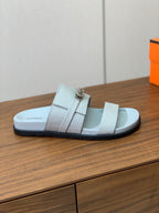 HM Jackson Sandal White Calfskin 294055