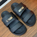 HM Jackson Sandal Black Cowhide 294063
