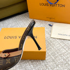 lv neo revival 90 brown beige monogram calfskin