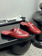 CC 25 Mules Dark Red Cowhide 329803