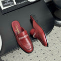 CC 25 Mules Dark Red Cowhide 329803