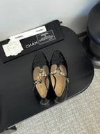 CC 25 Marry Jane Black Glossy Lambskin 329764