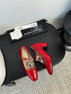 CC 25 Marry Jane Red Glossy Lambskin 329765