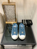 CC Low Sneaker Cerulean Wool