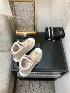 CC High Top Sneaker Beige Wool
