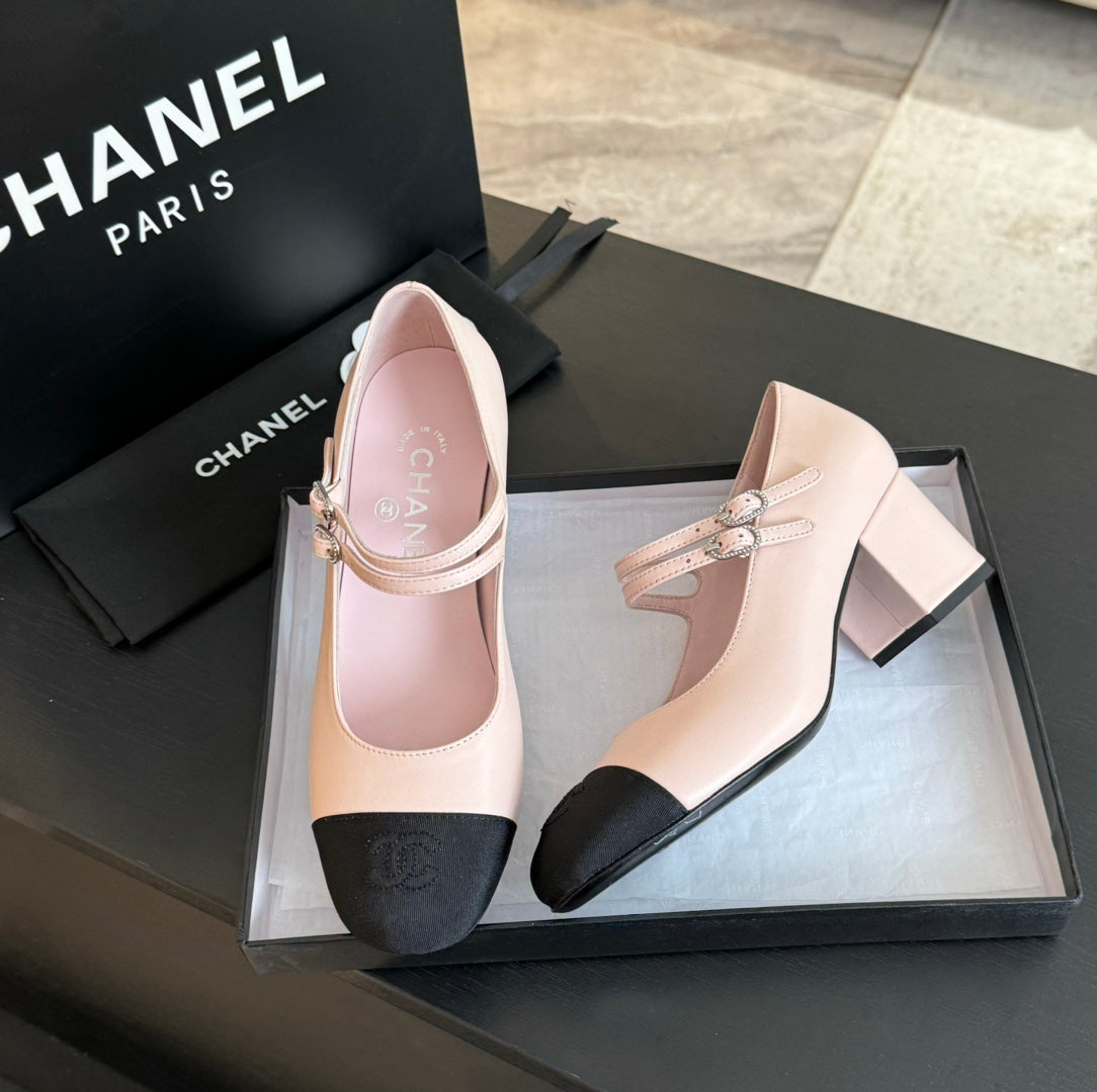 CC 25C Mary Jane Pink Sheepskin 212990