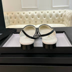 CC Slingback White Black Suede