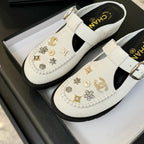 CC 25C Mule Sandal White Imported Cowhide 212943