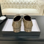 CC 25C Moccasins Bronze Olive Patent Leather