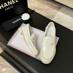 CC 25C Moccasins Black Patent Leather