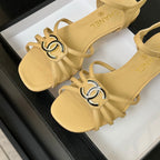 CC 15mm Sandal DarkCream Sheepskin  212923