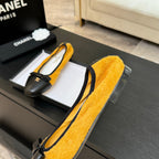CC Ballet Flats Yellow Cowhide 313474