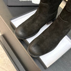 CC 2025 Short Boot Black Suede 550660