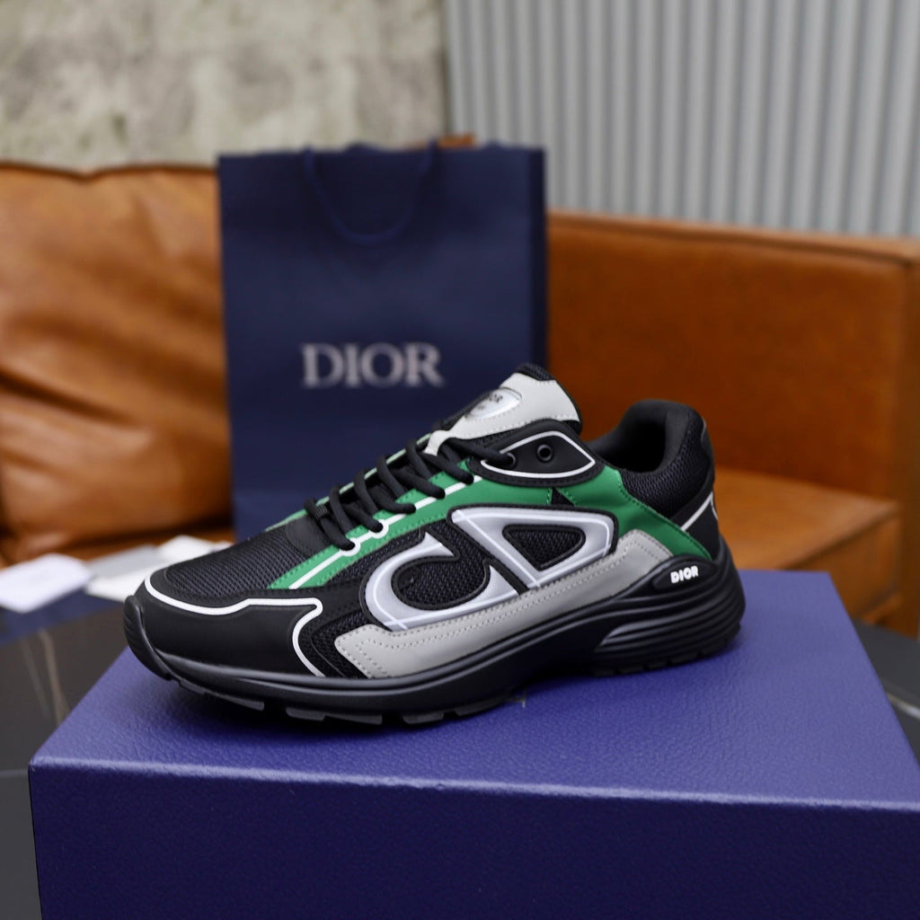 CD B30 Sneaker Black Mix Green Mesh 643619