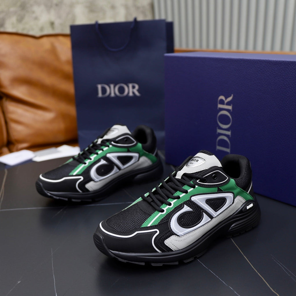 CD B30 Sneaker Black Mix Green Mesh 643619