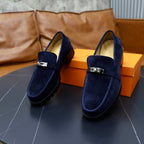 HM Men's Icone Loafer Navy Blue Suede 714425