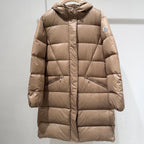 MC 2025 Long Down Coat Glossy Beige Polyester 0002