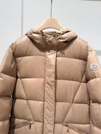 MC 2025 Long Jacket Beige Nylon Down