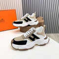 HM Men's Sneaker Beige Calfskin Suede 601279